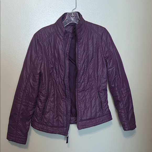 prAna Women's Kasi Jacket, quilted with Primaloft 100g fill, plum, small - Picture 3 of 8